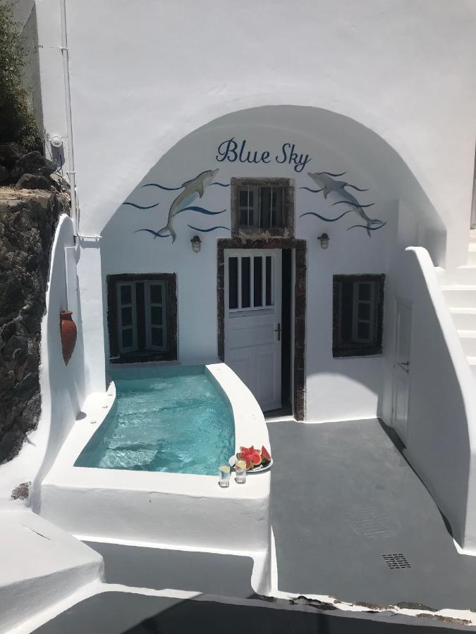 Villa Blue Sky Cave House Oia  Exterior foto