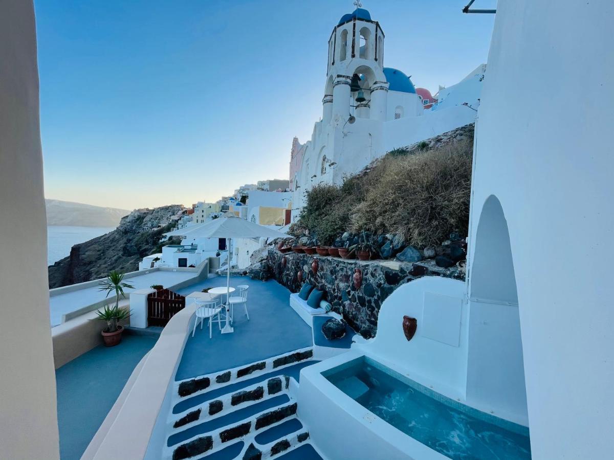 Villa Blue Sky Cave House Oia  Exterior foto